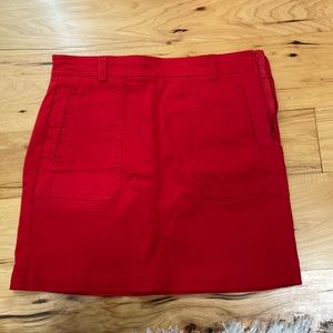 Red Tommy Hilfiger skirt size 6